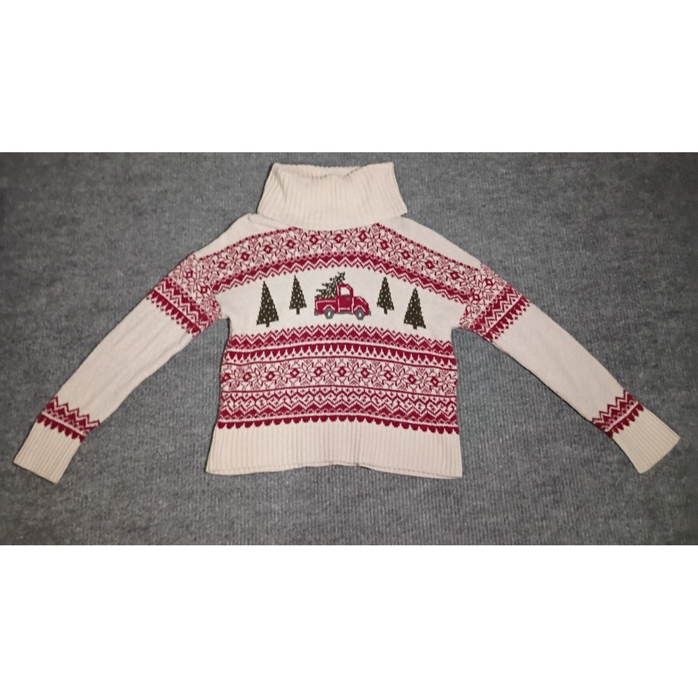 Ruby Moon Women's Turtleneck Holiday Christmas Sweater Size Medium